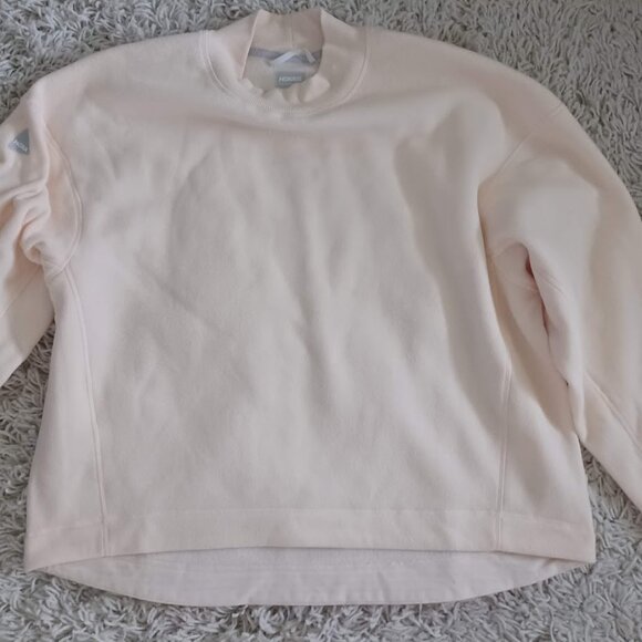 HOKA ONE ONE Women’s Yellow Performance Pullover Sweatshirt Size L Fleece Active - Picture 1 of 7